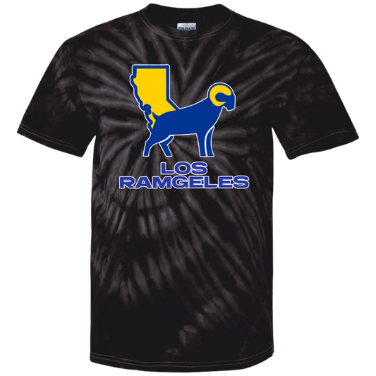 ArtichokeUSA Custom Design. Los Ramgeles. Fan Art. 100% Cotton Tie Dye T-Shirt