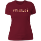 ArtichokeUSA Custom Design. FRIJOLE (CON QUESO). Ladies' Boyfriend T-Shirt