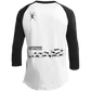 Artichoke Fight Gear Custom Design #1. Arachnophobia: Fear of Spiders. Spider Guard. It's a Jiu Jitsu Thing. 3/4 Raglan Sleeve Shirt