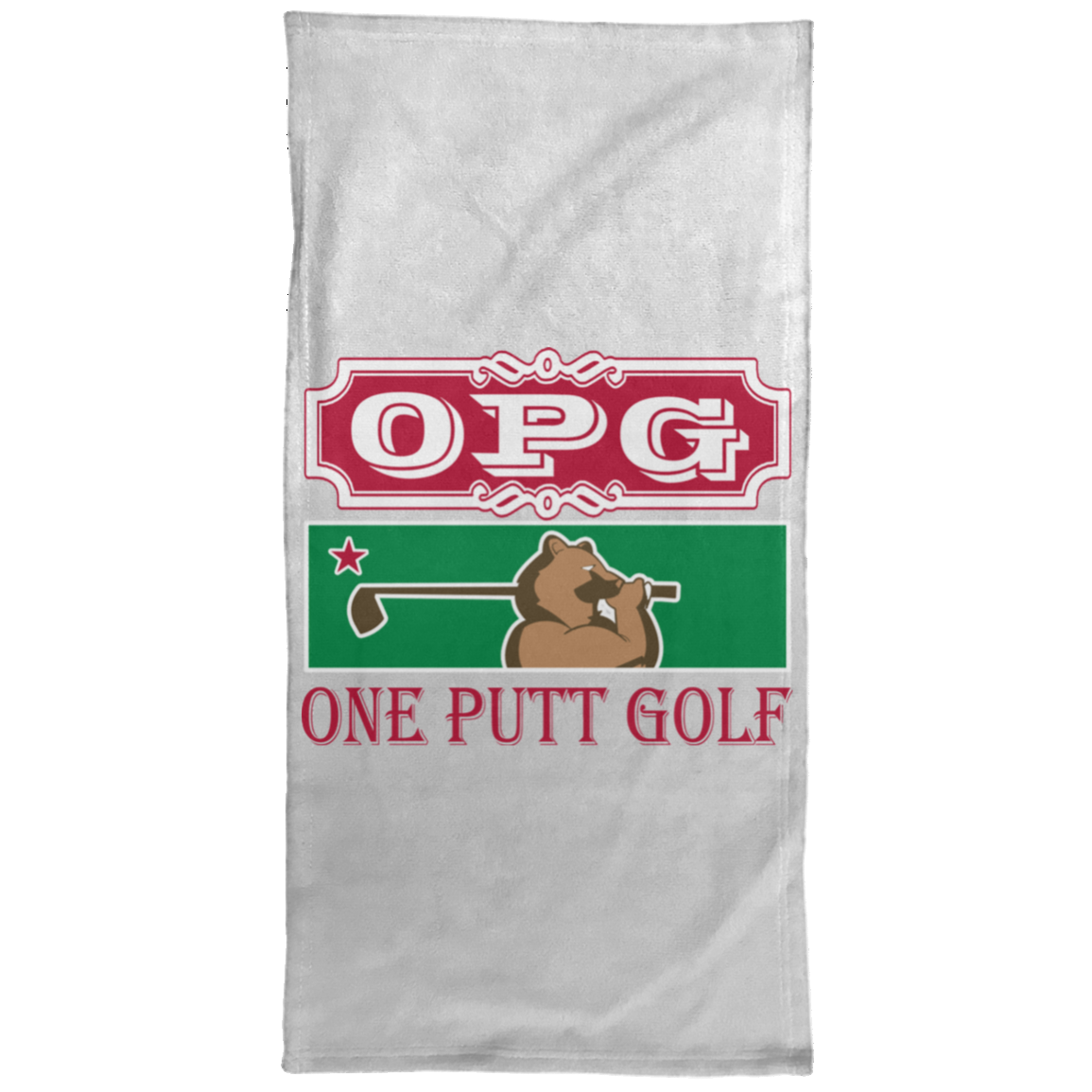 OPG Custom Design #8. Golf Southern California. All Year Long Baby!! Hand Towel - 15x30