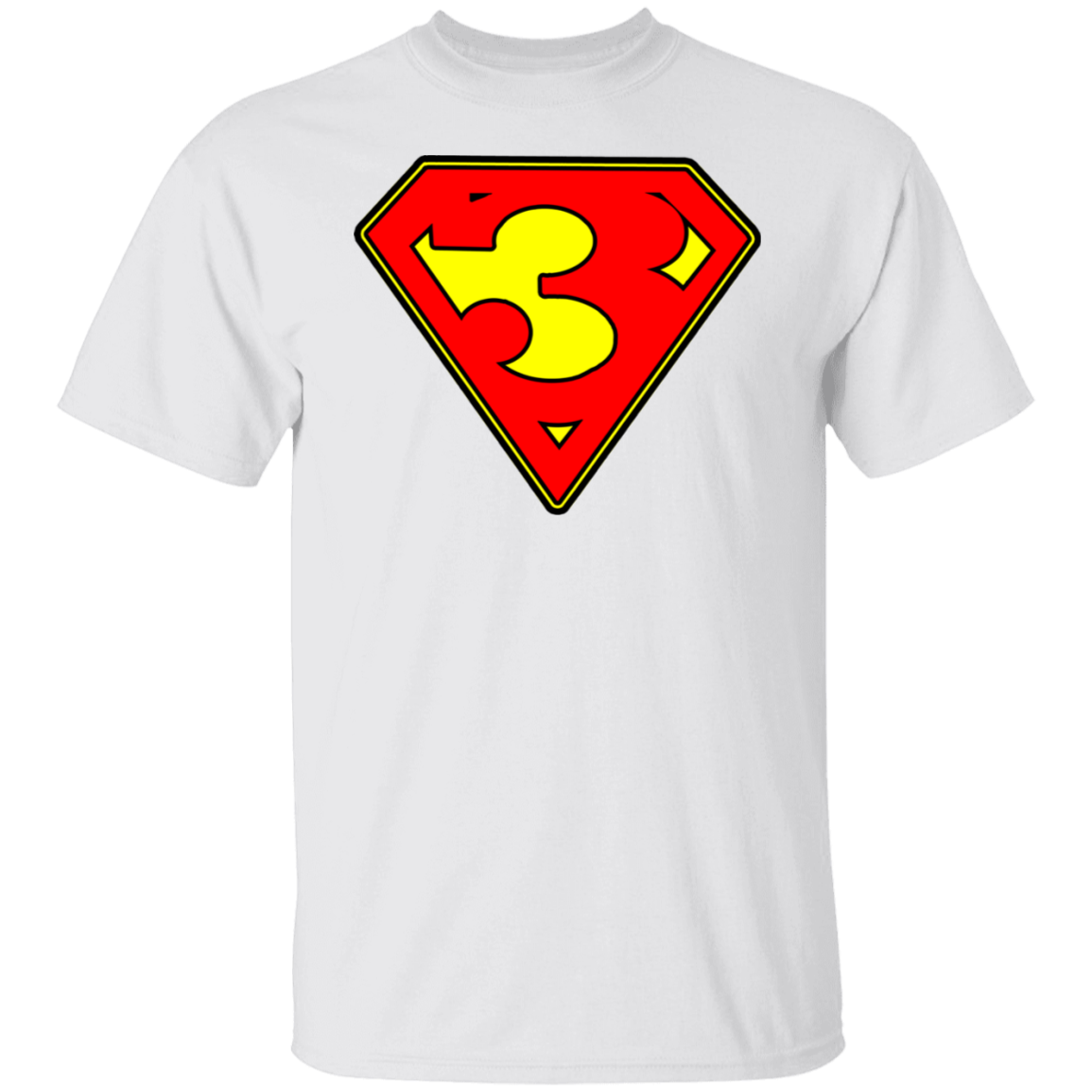 The GHOATS Custom Design. #38 Super 3. APA League. Basic Cotton T-Shirt