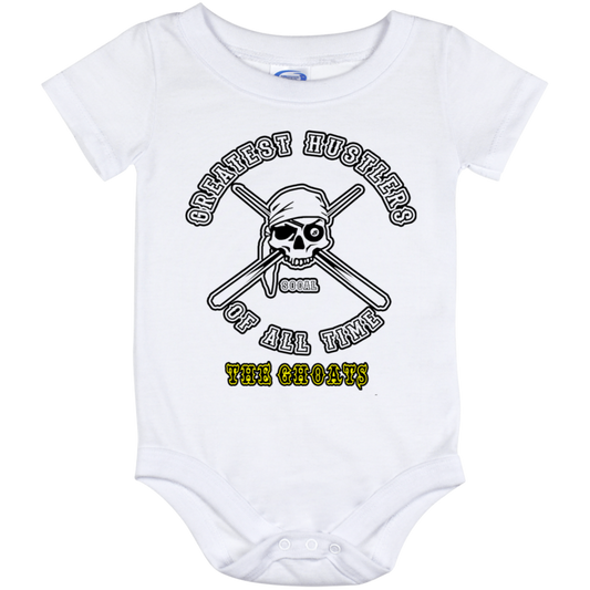 The GHOATS Custom Design. #4 Motorcycle Club Style. Ver 1/2. Baby Onesie 12 Month