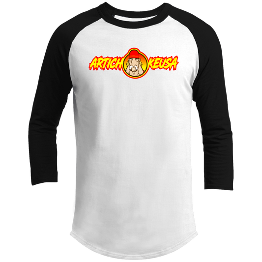 ArtichokeUSA Character and Font Design. Let’s Create Your Own Design Today. Fan Art. The Hulkster. Men's 3/4 Raglan Sleeve Shirt