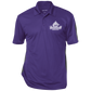 Embroidered Performance Textured Three-Button Polo