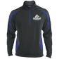 Embroidered Men's Sport Wicking Colorblock 1/2 Zip