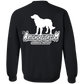 ArtichokeUSA Custom Design. Ruffing the Passer. Golden Lab Edition. Crewneck Pullover Sweatshirt