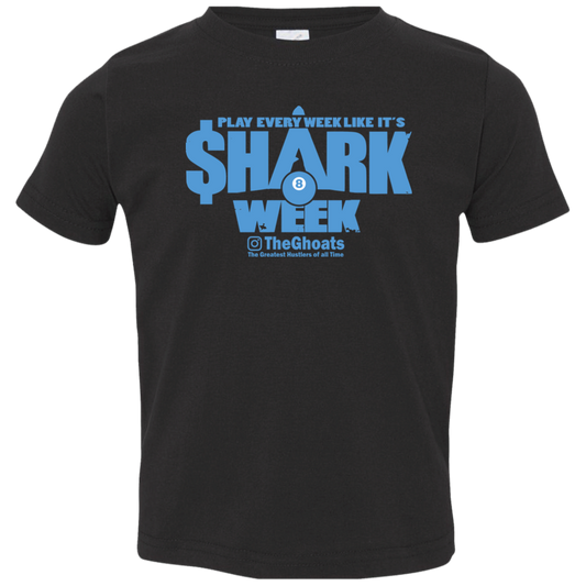 The GHOATS Custom Design. #32. Shark Week. Shark Life. Toddler Jersey T-Shirt