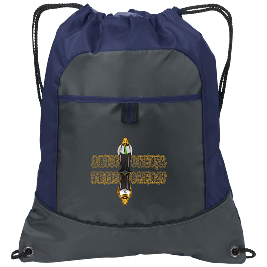 ArtichokeUSA Custom Design. Façade: (Noun) A false appearance that makes someone or something seem more pleasant or better than they really are. Pocket Cinch Pack