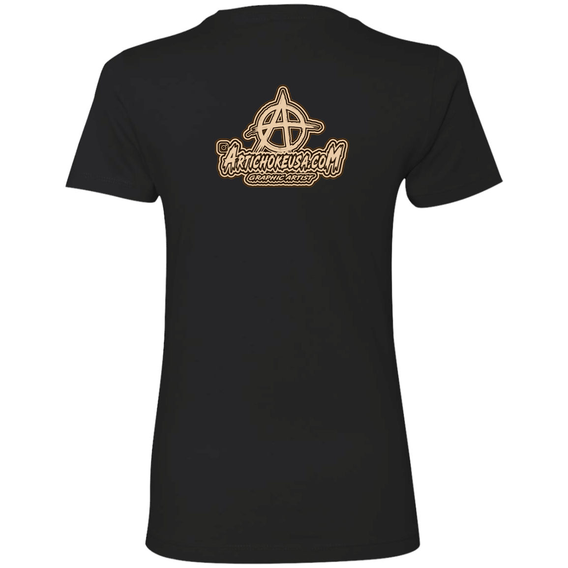 ArtichokeUSA Character and Font design. Let's Create Your Own Team Design Today. Mullet Mike. Ladies' Boyfriend T-Shirt