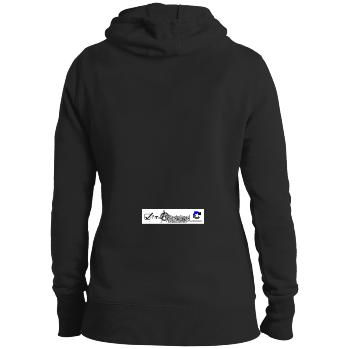 ArtichokeUSA Custom Design. I am a robot. Ladies' Pullover Hooded Sweatshirt