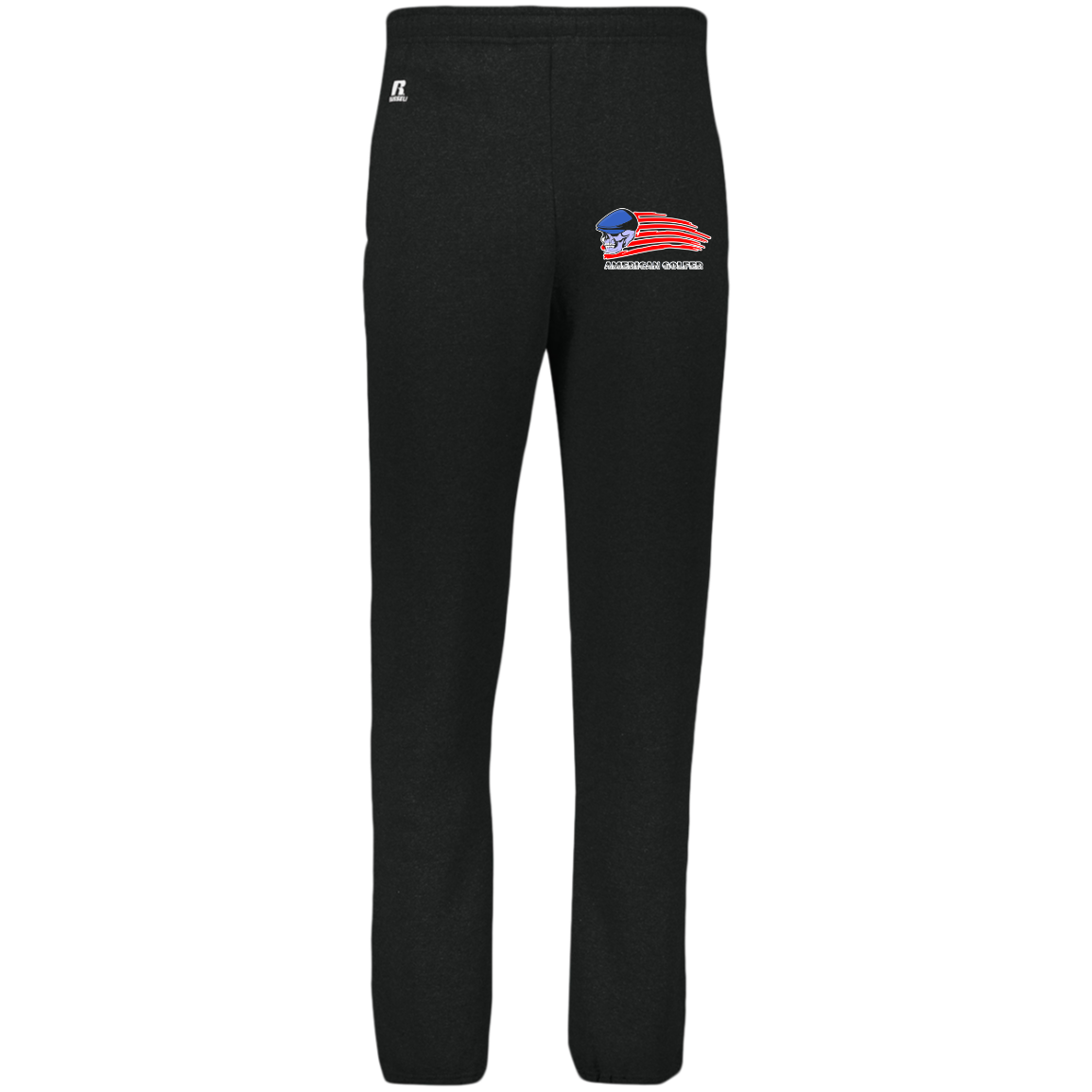 OPG Custom Design #12. Golf America. Male Edition. Dri-Power Closed Bottom Pocket Sweatpants