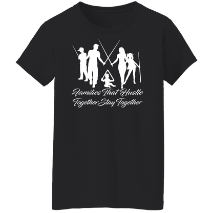 The GHOATS Custom Design. #11 Families That Hustle Together, Stay Together. Ladies' Basic T-Shirt