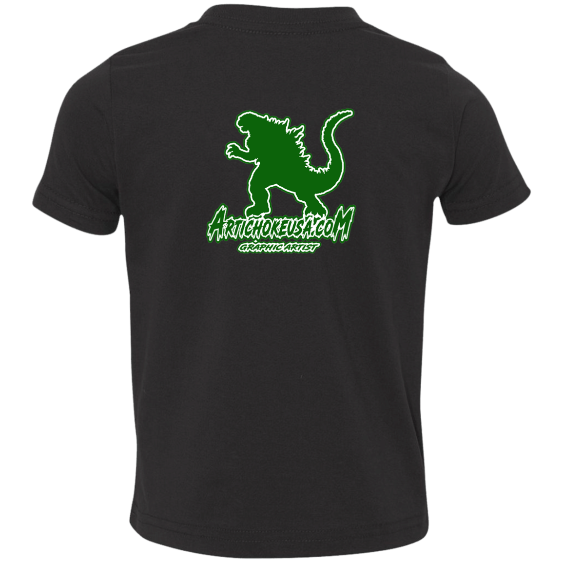 ArtichokeUSA Custom Design. I Heart Kaiju. Fan Art. Toddler Jersey T-Shirt