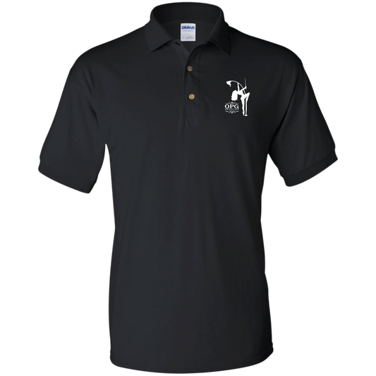 OPG Custom Design #10. Flag Pole. Jersey Polo Shirt