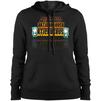 ZZ#10 ArtichokeUSA Characters and Fonts. "Shelly" Let’s Create Your Own Design Today. Ladies' Pullover Hooded Sweatshirt