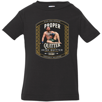 Artichoke Fight Gear Custom Design #15. Proper Quitter. Infant Jersey T-Shirt
