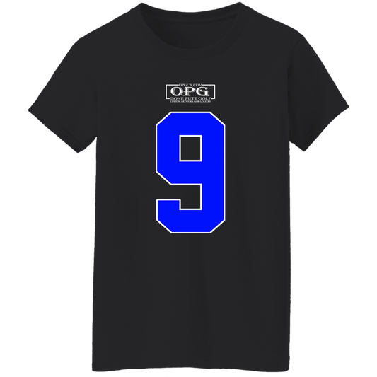 OPG Custom Design #17. Back 9. Ladies' 100% Cotton T-Shirt