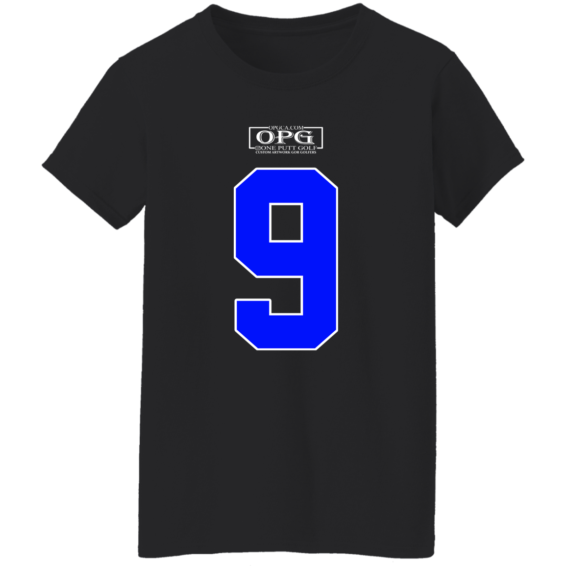 OPG Custom Design #17. Back 9. Ladies' 100% Cotton T-Shirt