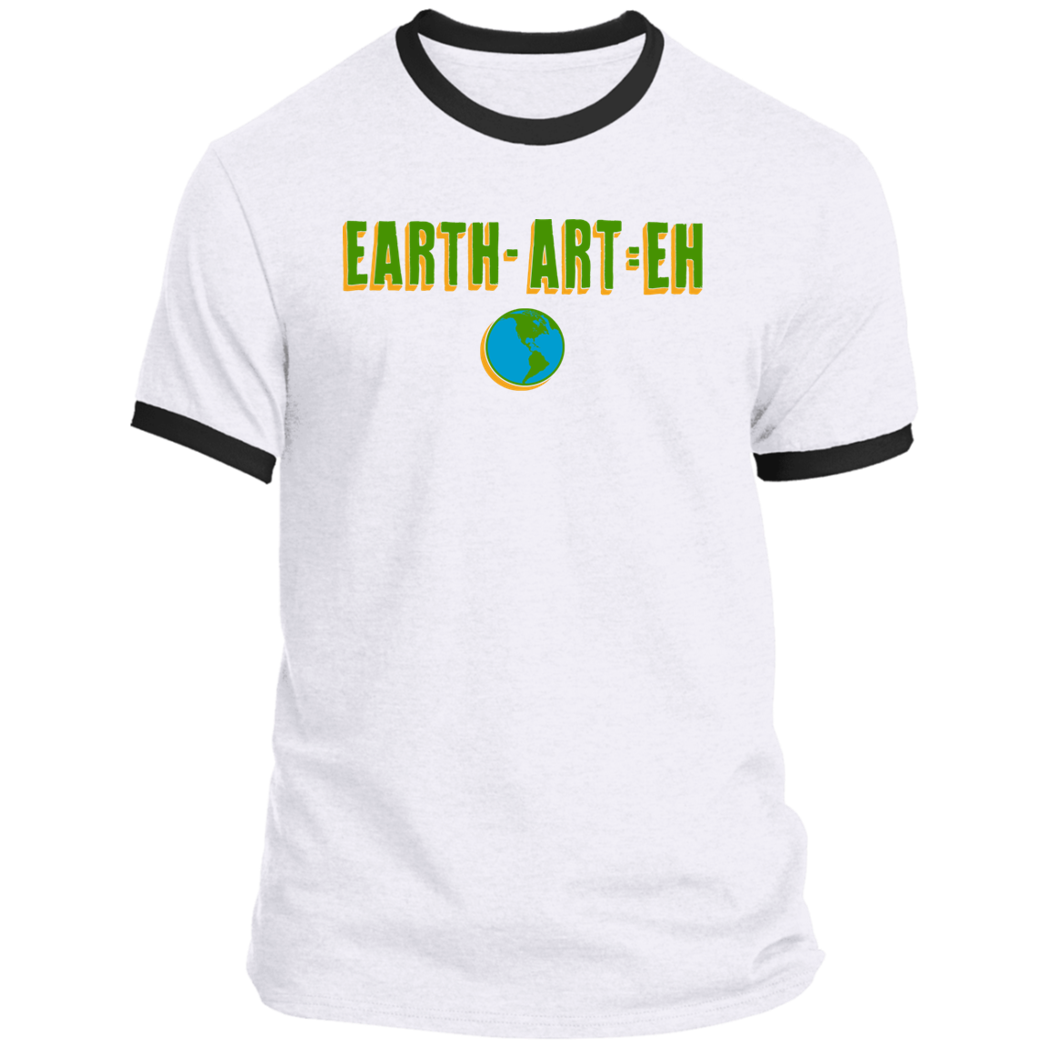 ArtichokeUSA Custom Design. EARTH-ART=EH. Ringer Tee