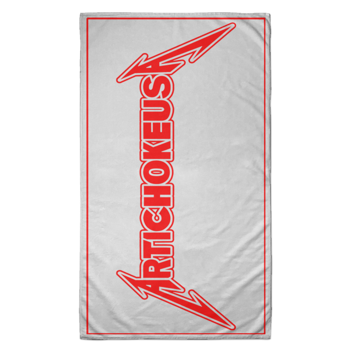 ArtichokeUSA Custom Design. Metallica Style Logo. Let's Make One For Your Project. Towel - 35x60