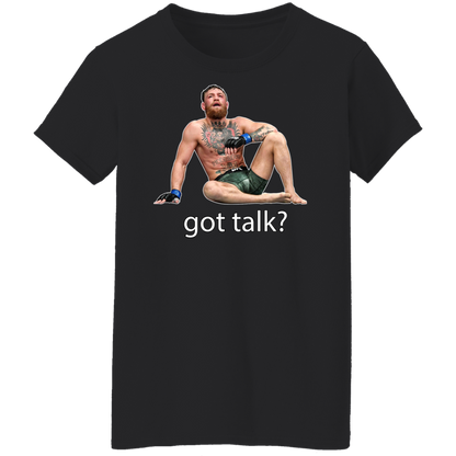 Artichoke Fight Gear Custom Design #10. Got Talk? Ladies' 100% Pre-Shrunk Cotton T-Shirt