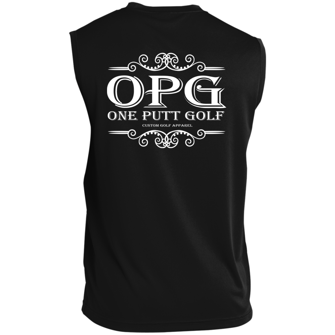 OPG Custom Design #5. Golf Tee-Shirt. Golf Humor. Men’s Sleeveless