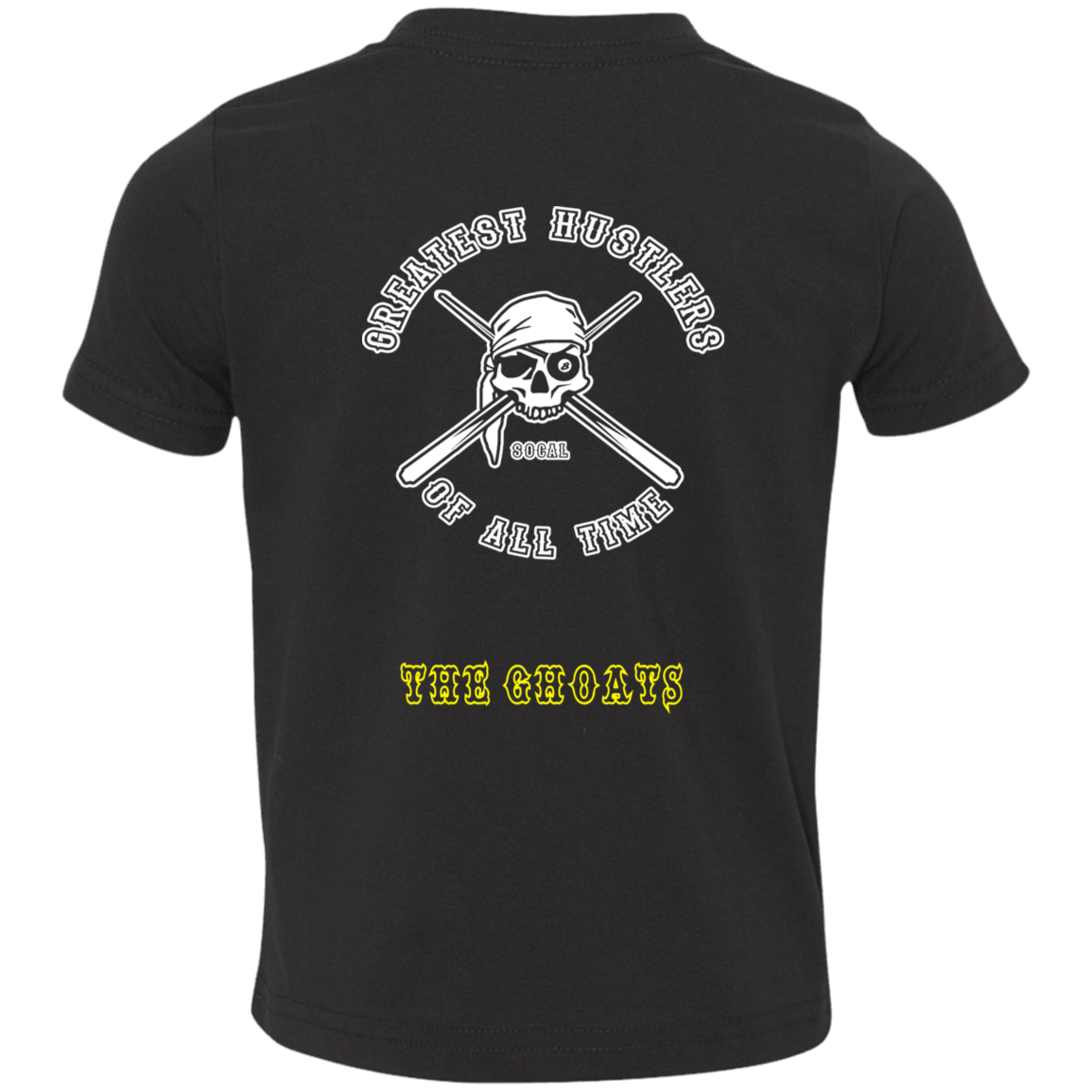 The GHOATS Custom Design. #4 Motorcycle Club Style. Ver 1/2. Toddler Jersey T-Shirt