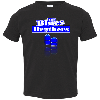 OPG Custom Design #3. Blue Tees Blues Brothers Fan Art. Toddler Jersey T-Shirt