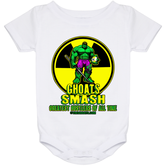 The GHOATS Custom Design. #13. GHOATS SMASH. Baby Onesie 24 Month