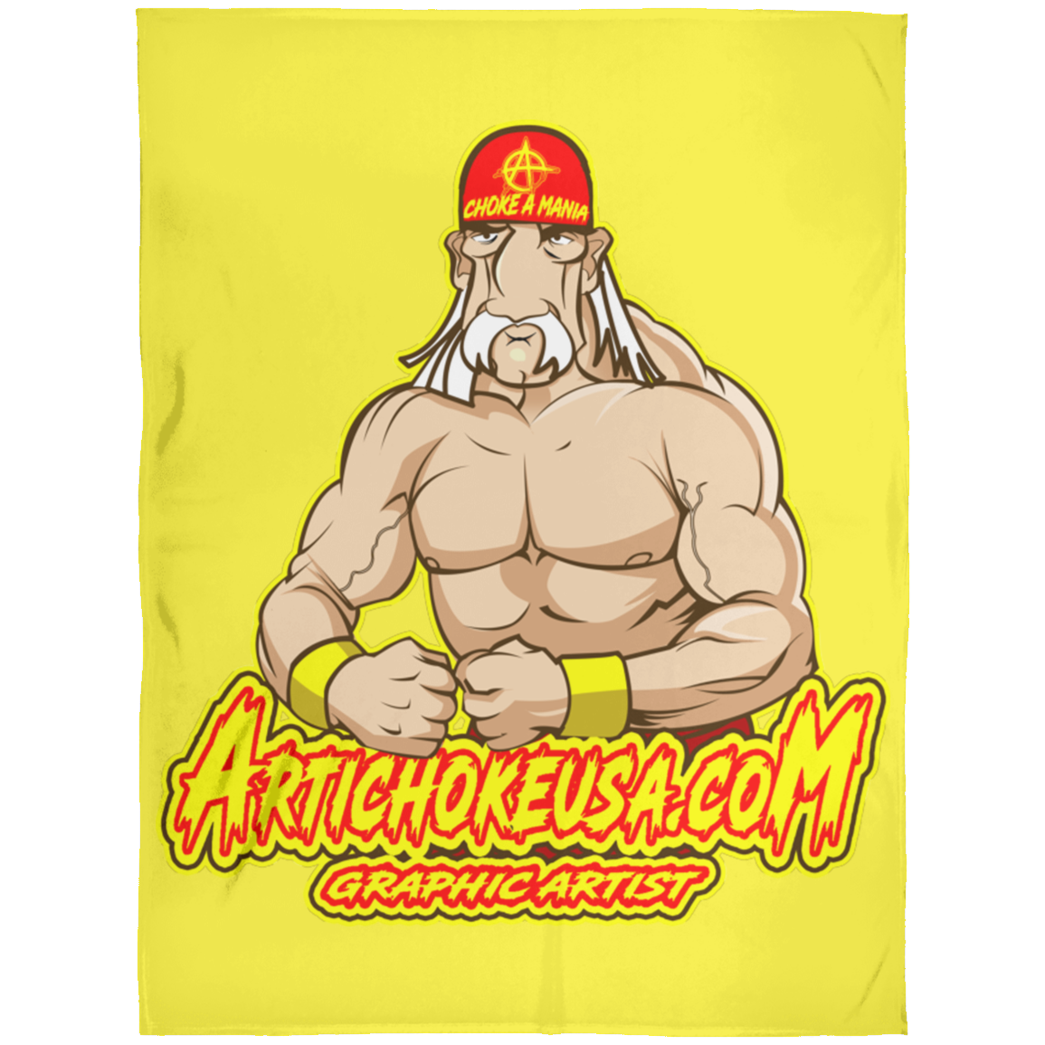 ArtichokeUSA Character and Font Design. Let’s Create Your Own Design Today. Fan Art. The Hulkster. Arctic Fleece Blanket 60x80