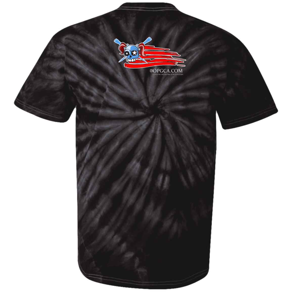 OPG Custom Design #12. Golf America. Girls Edition. Youth Tie-Dye T-Shirt