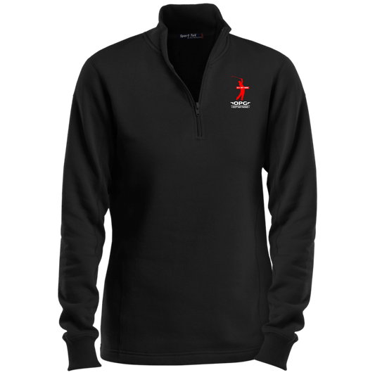 OPG Custom Design #16. Get My Nine.  Male Version. Ladies 1/4 Zip Sweatshirt