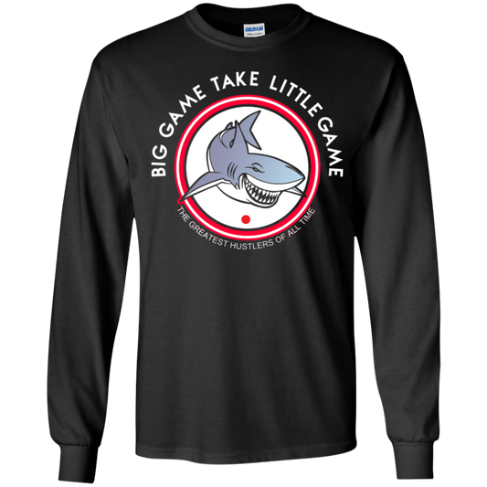 The GHOATS Custom Design. #25 Big Game Take Little Game. Youth LS T-Shirt