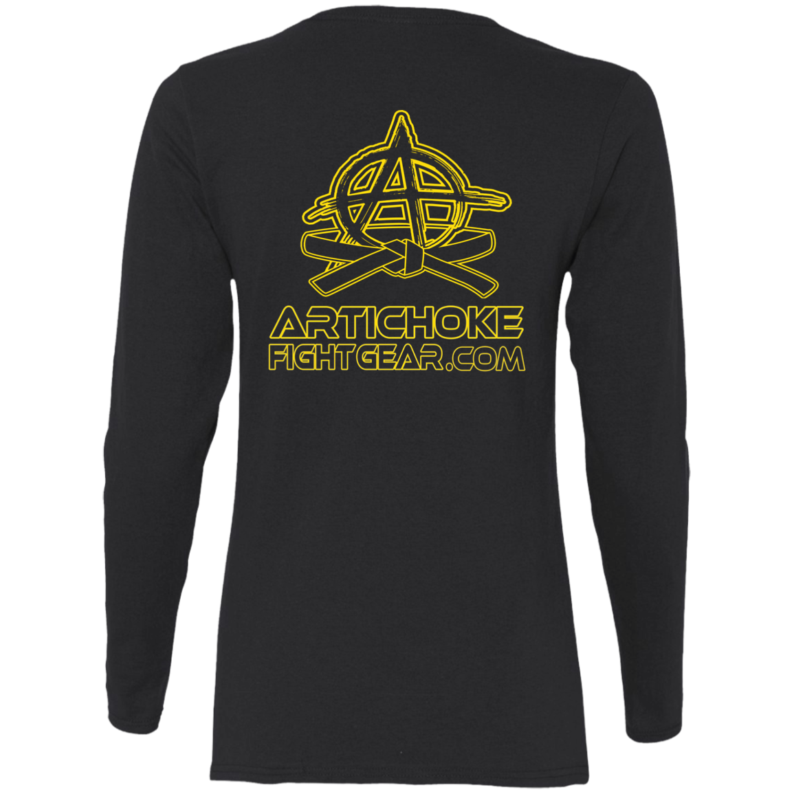 Artichoke Fight Gear Custom Design #7. Choking Hazard. Ladies' 100% Pre-Shrunk Cotton Long Sleeve