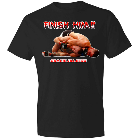 Artichoke Fight Gear Custom Design #8. Finish Him! Pre-Shrunk 100% Combed Ringspun Cotton T-Shirt