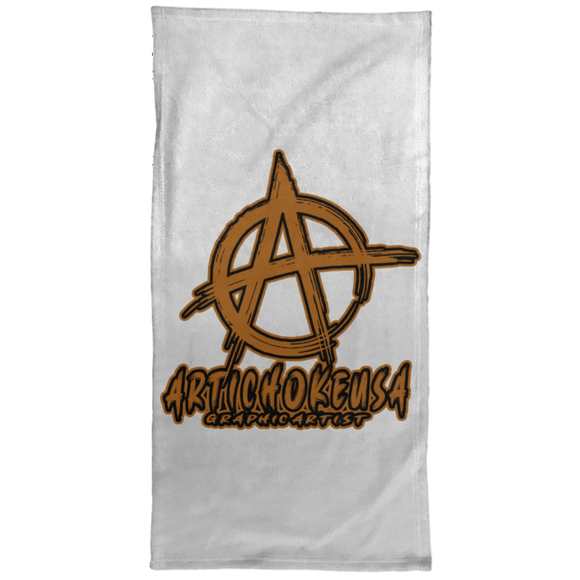 ArtichokeUSA custom design with text #14. Hand Towel - 15x30