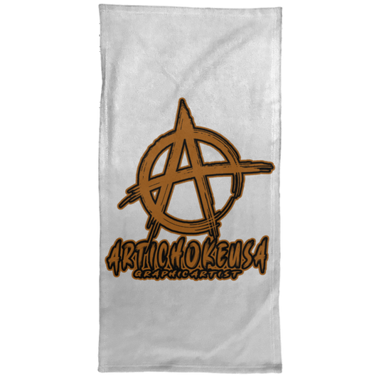 ArtichokeUSA custom design with text #14. Hand Towel - 15x30