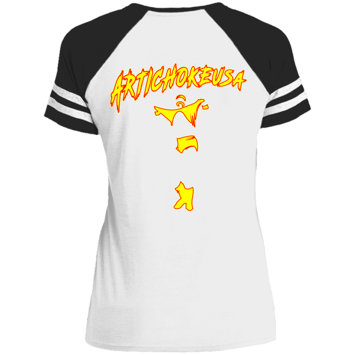 ArtichokeUSA Character and Font Design. Let’s Create Your Own Design Today. Fan Art. The Hulkster. Ladies' Game V-Neck T-Shirt