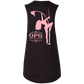 OPG Custom Design #10. Lady on Front / Flag Pole Dancer On Back. Ladies' Flowy Muscle Tank