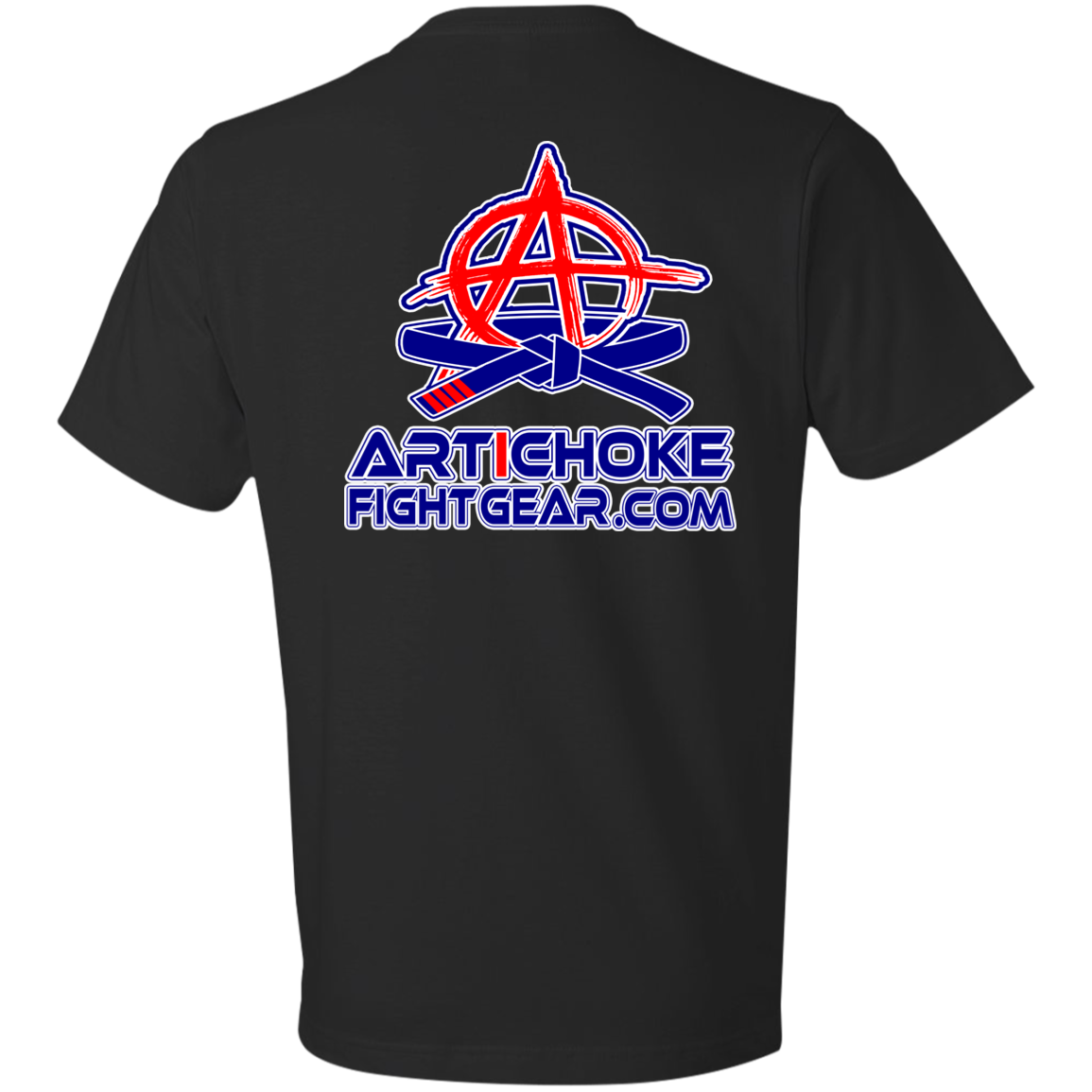 Artichoke Fight Gear Custom Design #4. MLB style BJJ. Pre-Shrunk 100% Combed Ringspun Cotton T-Shirt