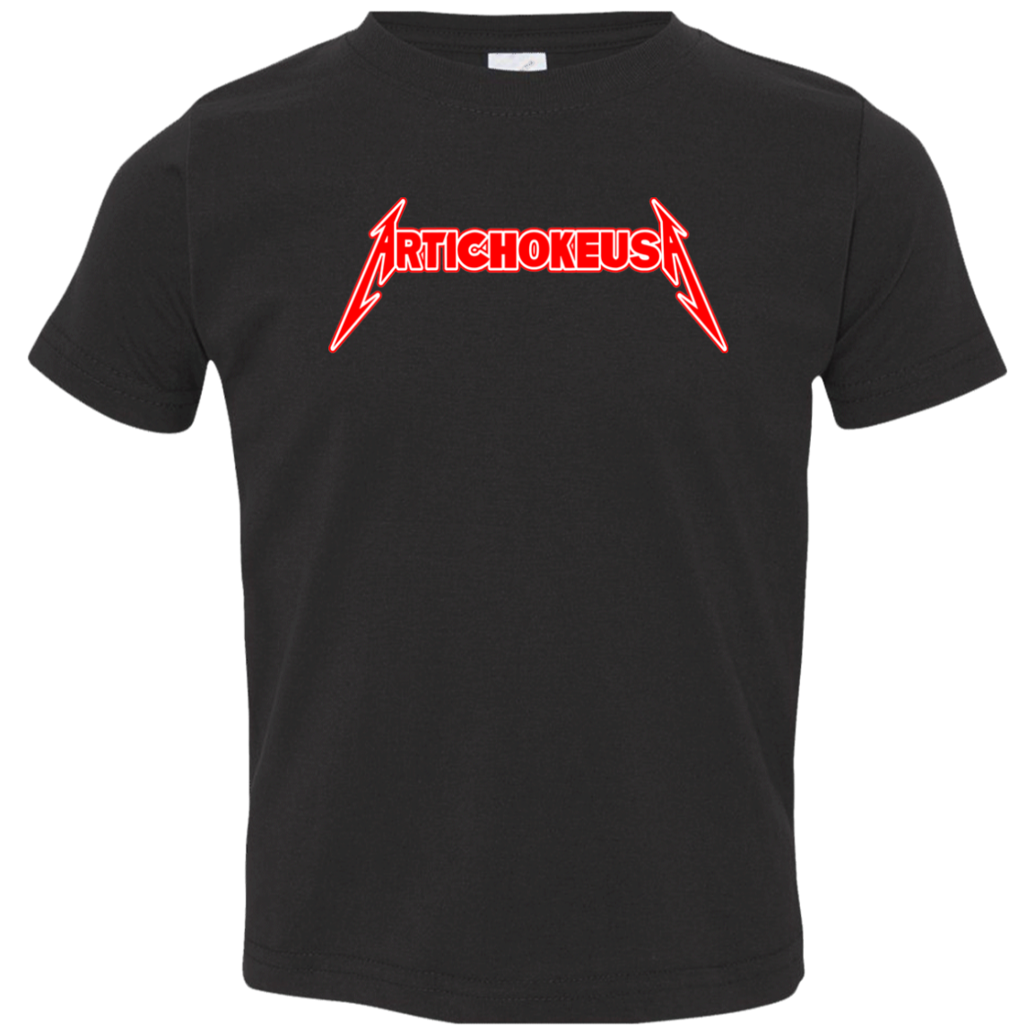 ArtichokeUSA Custom Design. Metallica Style Logo. Let's Make One For Your Project. Toddler Jersey T-Shirt