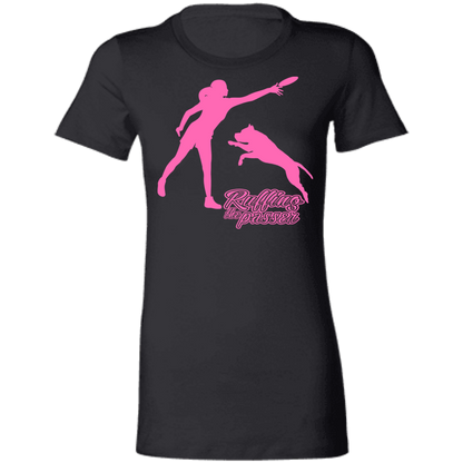 ArtichokeUSA Custom Design. Ruffing the Passer. Pitbull Edition. Female Version. Ladies' Favorite T-Shirt