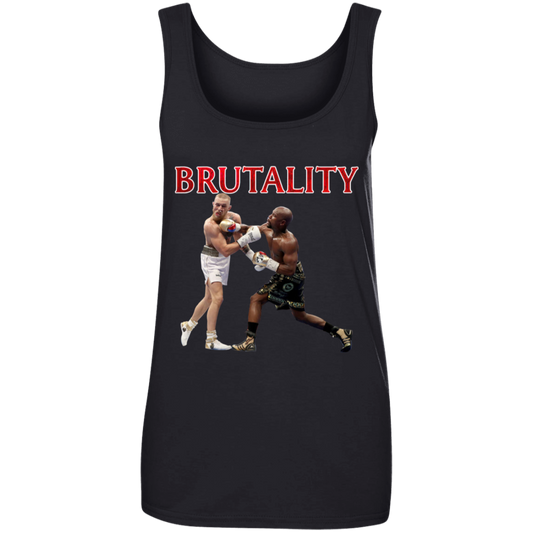 Artichoke Fight Gear Custom Design #10. Brutality. Mortal Kombat Parody. MMA. Ladies' 100% Ringspun Cotton Tank Top