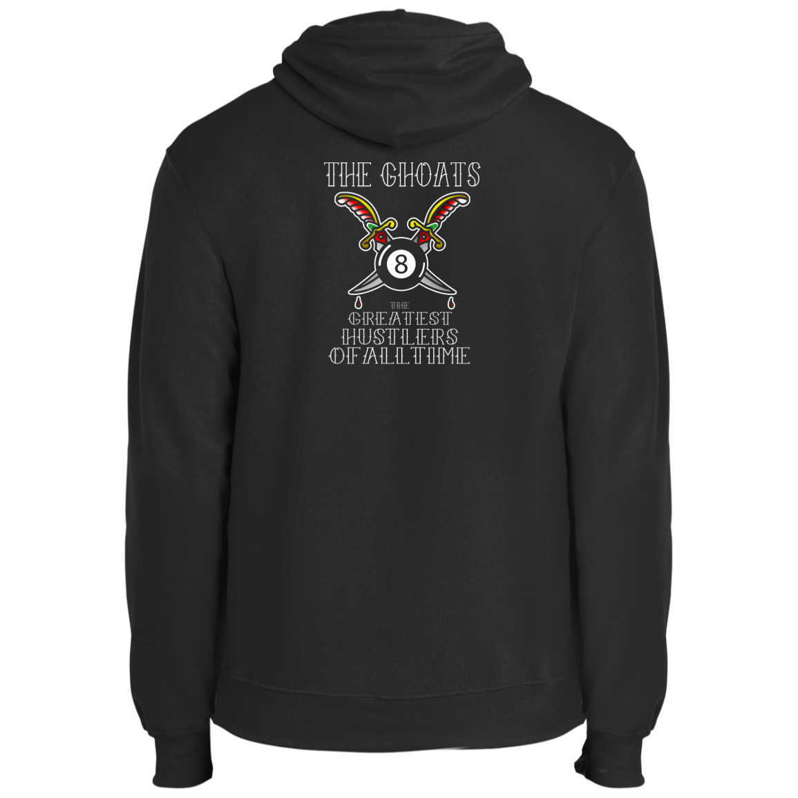 The GHOATS Custom Design #36. Stay Ready Won't Have to Get Ready. Tattoo Style. Ver. 1/2. Fleece Pullover Hoodie