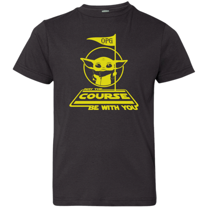 OPG Custom Design #21. May the course be with you. Parody / Fan Art. Youth Jersey T-Shirt