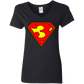 The GHOATS Custom Design. #38 Super 3. APA League. Ladies' Basic V-Neck T-Shirt