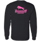 ArtichokeUSA Custom Design. Ruffing the Passer. Pitbull Edition. Female Version. 100 % Cotton LS T-Shirt