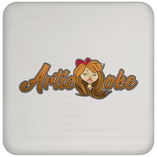 ArtichokeUSA custom design with text #14. Coaster