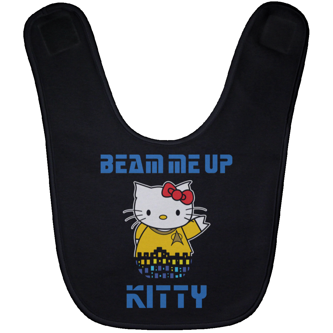 ArtichokeUSA Custom Design. Beam Me Up Kitty. Fan Art / Parody. Baby Bib