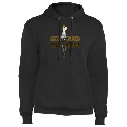 ArtichokeUSA Custom Design. Façade: (Noun) A false appearance that makes someone or something seem more pleasant or better than they really are.  Fleece Pullover Hoodie
